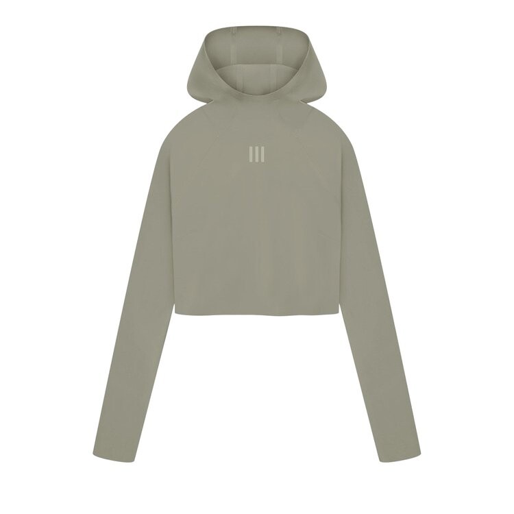 

Худи adidas x Fear Of God Athletics Base Layer Crop Hoodie, цвет Clay