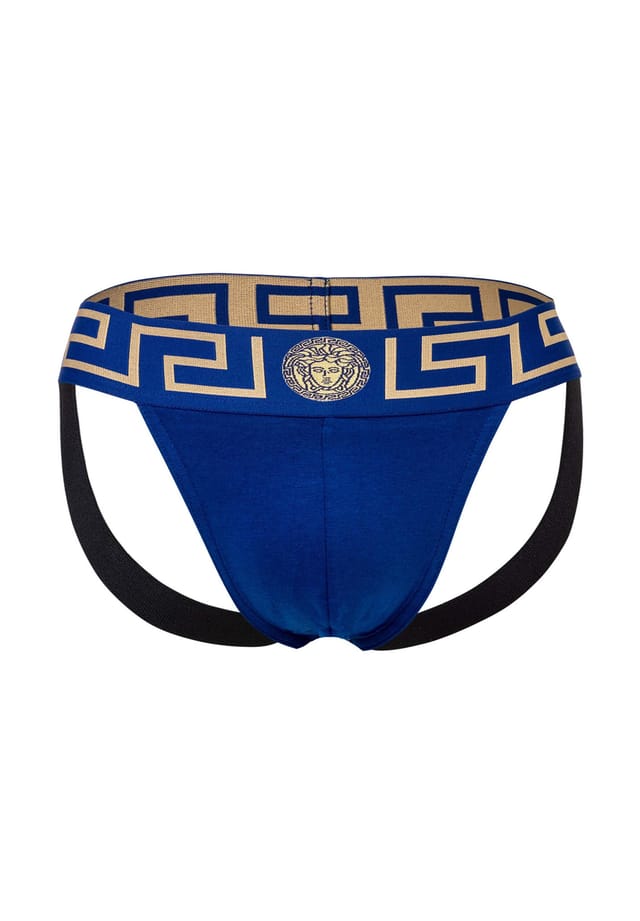 

Jockstrap - трусы-стринги topeka jocks из эластичного хлопка Versace, мультиколор