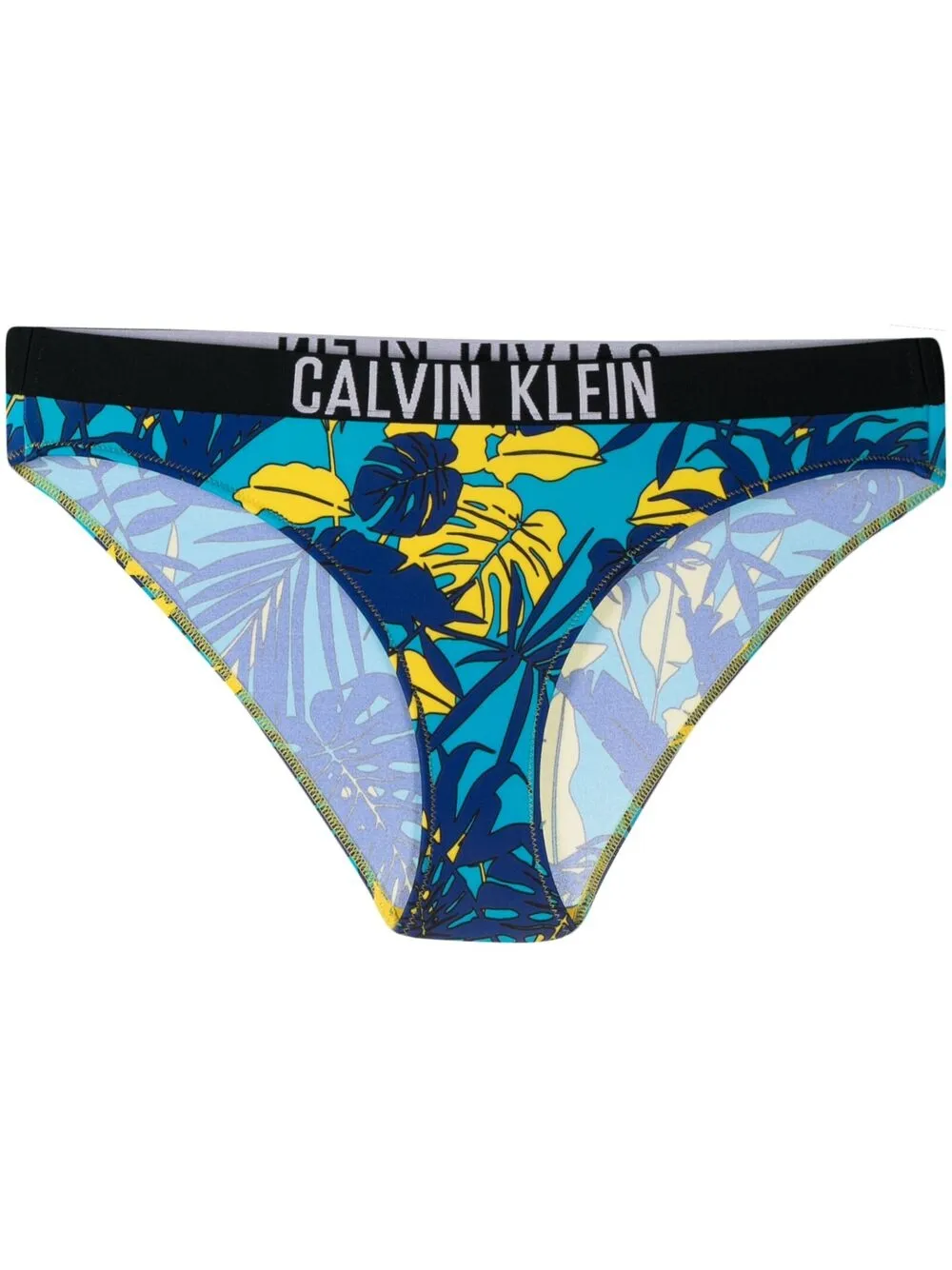 

Плавки бикини с принтом Calvin Klein, синий