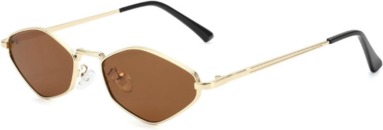 

Хелена Модные солнцезащитные очки неправильной формы для женщин, классические, маленькие, многоугольные, геометрические, ретро, ​​роскошные, мужские солнцезащитные очки UV400 helena, C3