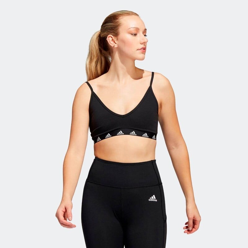 

Женский спортивный бюстгальтер purebare Adidas, белый