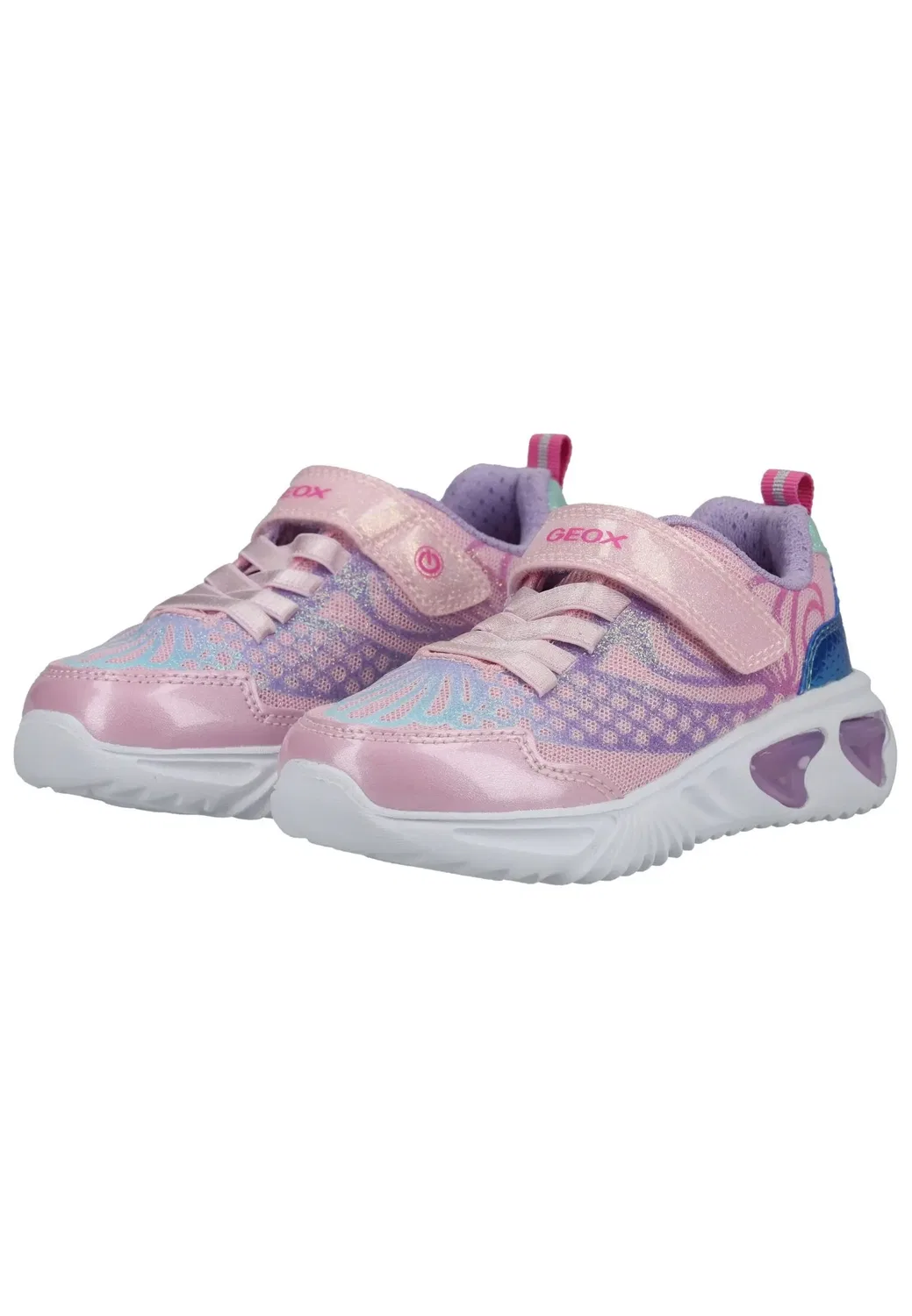 Сникерсы низкие с антишоковой системой Geox, lilac — фото 3