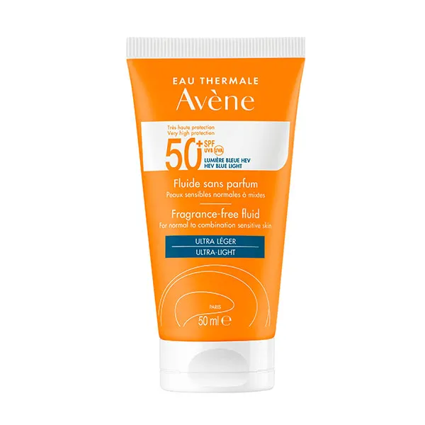 

Солнцезащитный крем без запаха Émulsion Spf 50+ Avene, 50 ml