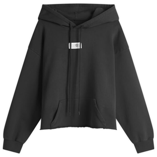 

Толстовка с капюшоном на молнии Mm6 Maison Margiela, черный