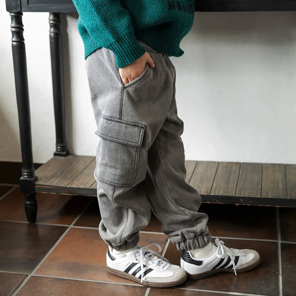 Мягкие брюки-карго на флисовой подкладке Branshes, цвет Gray — фото 4
