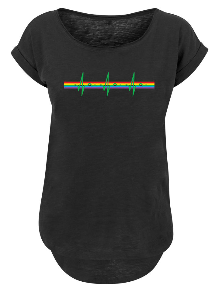 

Футболка Pink Floyd Prism Heartbeat Rainbow Rainbow черного цвета F4NT4STIC, Черный, Футболка Pink Floyd Prism Heartbeat Rainbow Rainbow черного цвета F4NT4STIC