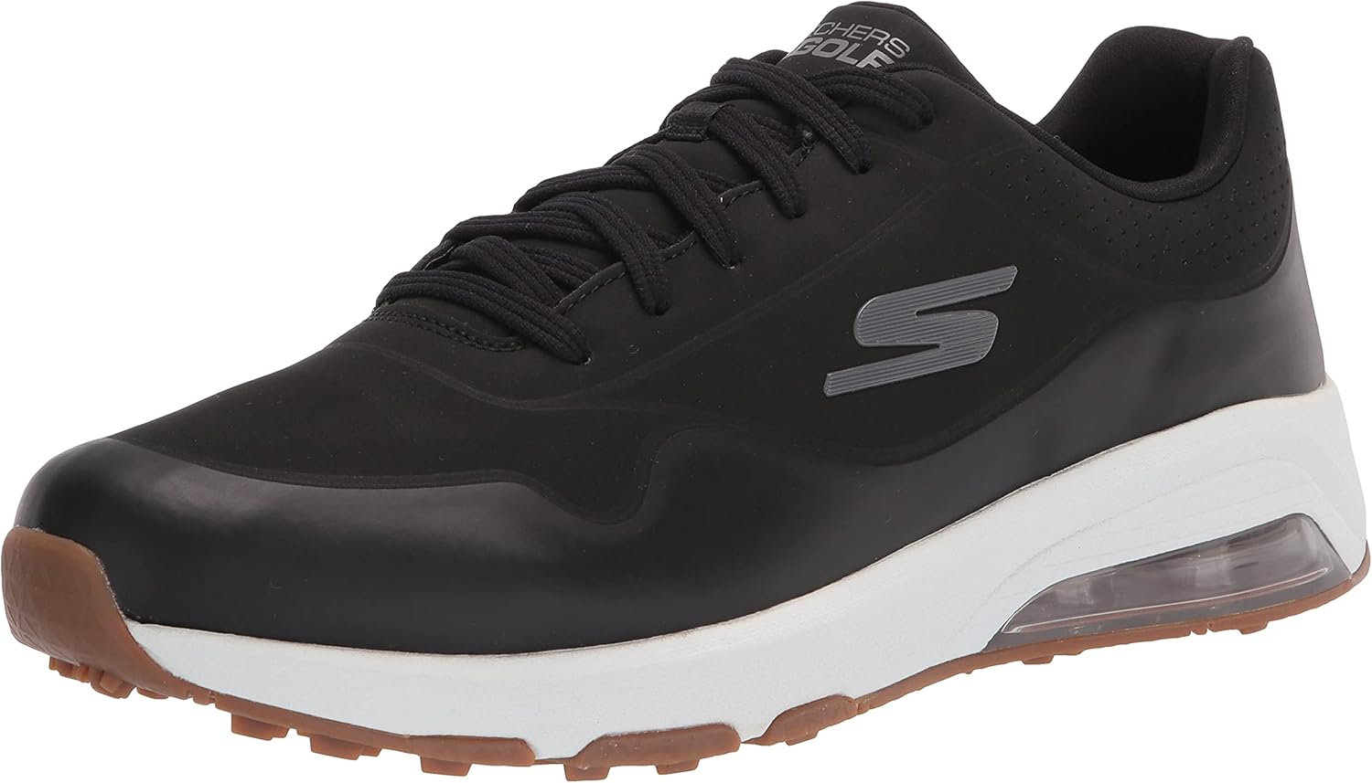 

Мужские гольф-кроссовки Skechers Go Golf Skech-air Dos с расслабленной посадкой, черный/золотой