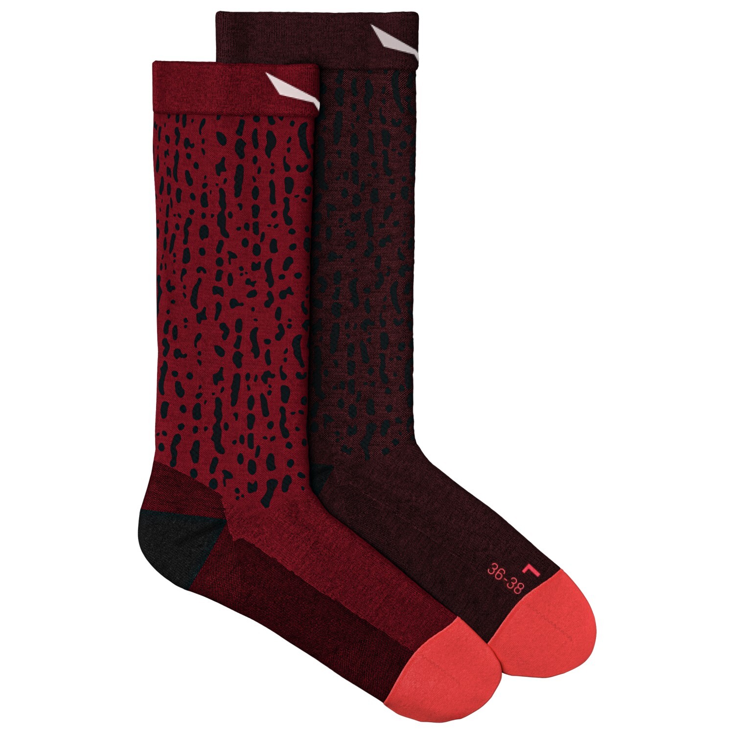 

Походные носки Salewa Women's MTN TRN Sal AM Crew Sock, цвет Flame/1570