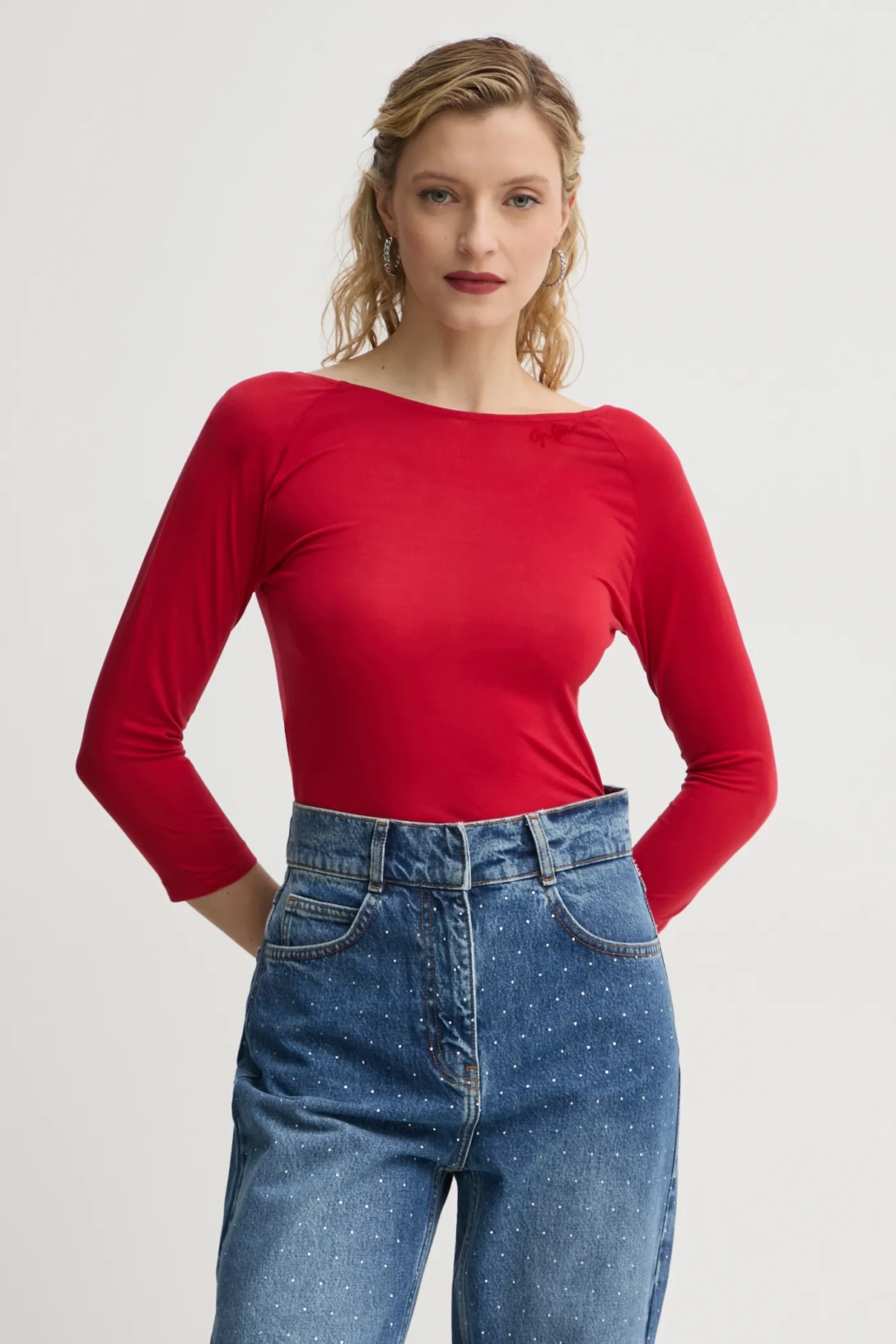 

Футболка с длинным рукавом G-Star Raw, красный