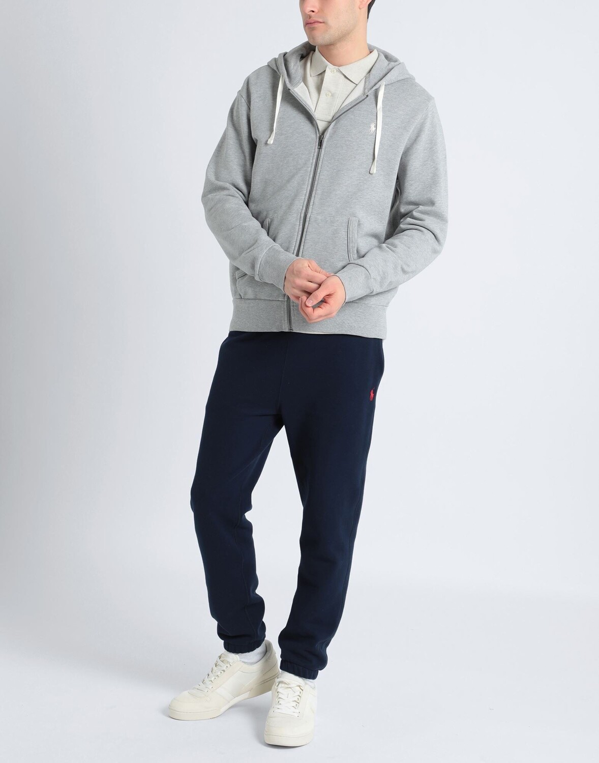 Толстовка Polo Ralph Lauren, светло-серый — фото 4