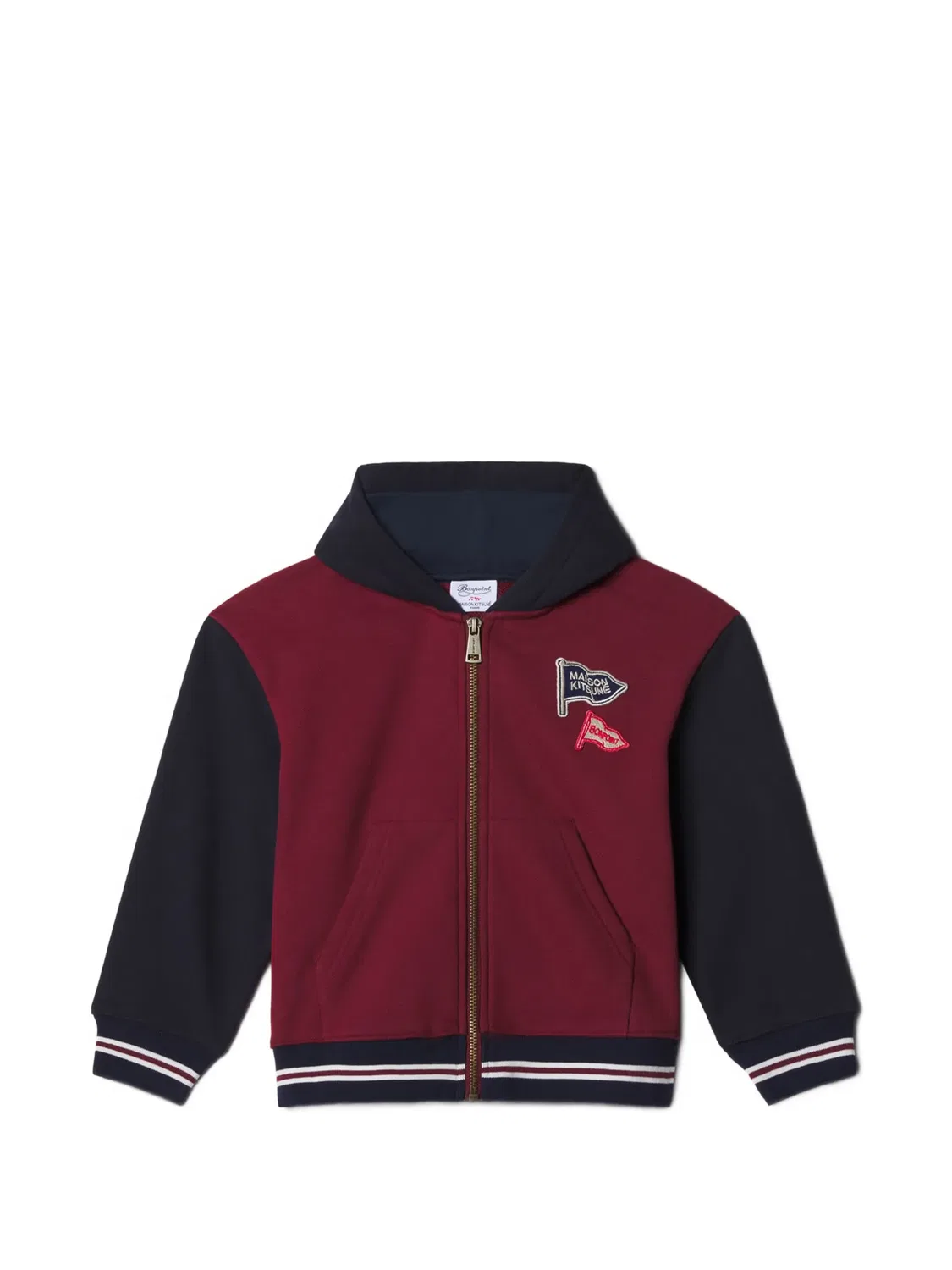 Худи Marvey на молнии Maison Kitsuné, красный