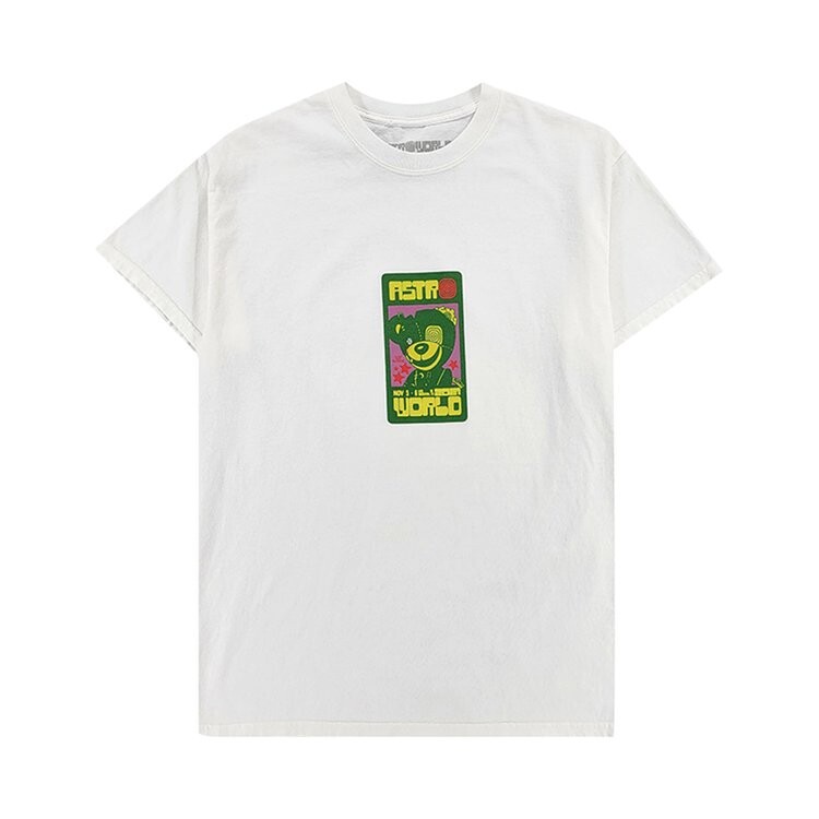 

Футболка Cactus Jack by Travis Scott Scare Bear Tee II 'White', белый