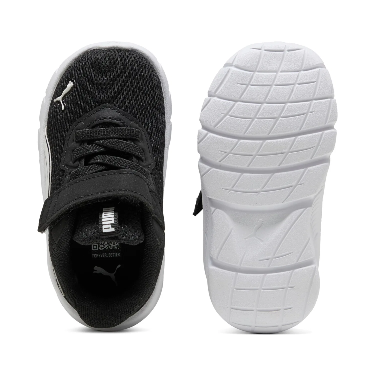 Детские кроссовки с атм. сеткой FLEXFOCUS MODERN AC INF PUMA, Black/White — фото 4