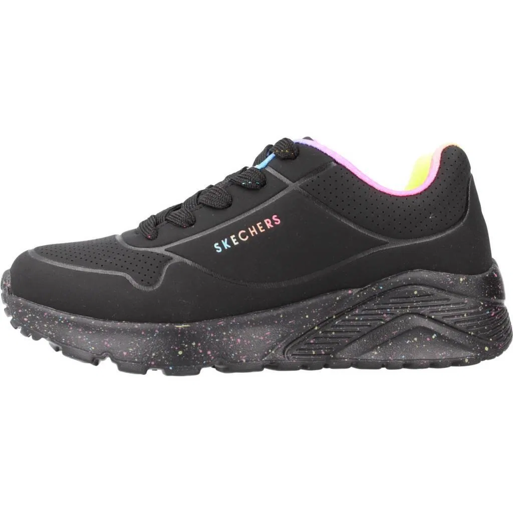 Детские кроссовки Skechers Uno Lite - Rainbow S, Schwarz — фото 2