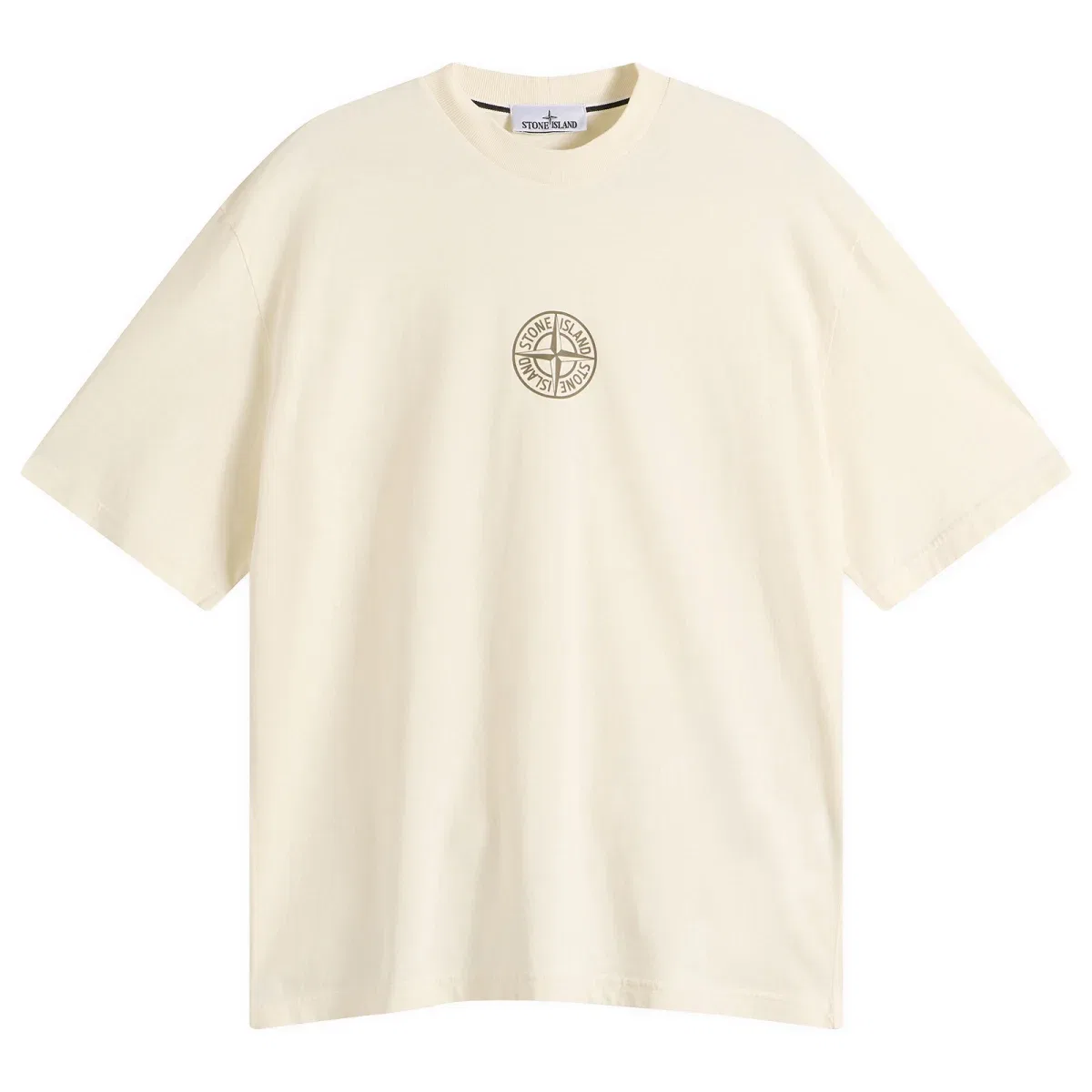 Футболка с принтом Low Infos Stone Island, Ivory
