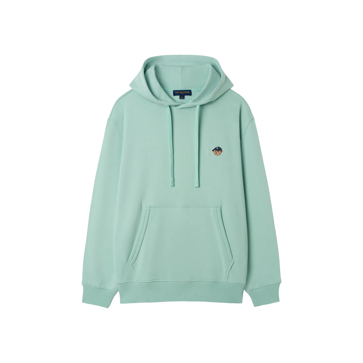 Детский худи с капюшоном с принтом Evergreen Preppy Style Teenie Weenie Men, Fresh Light Green
