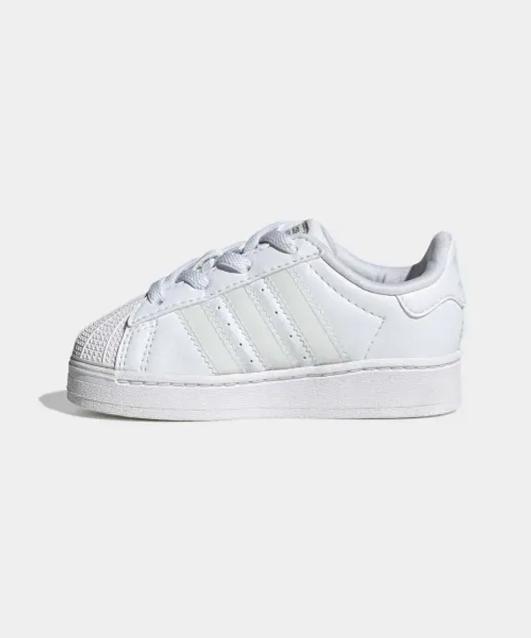 Кроссовки Superstar LED Light Comfort Closure EL Infant, Adidas, белый — фото 2
