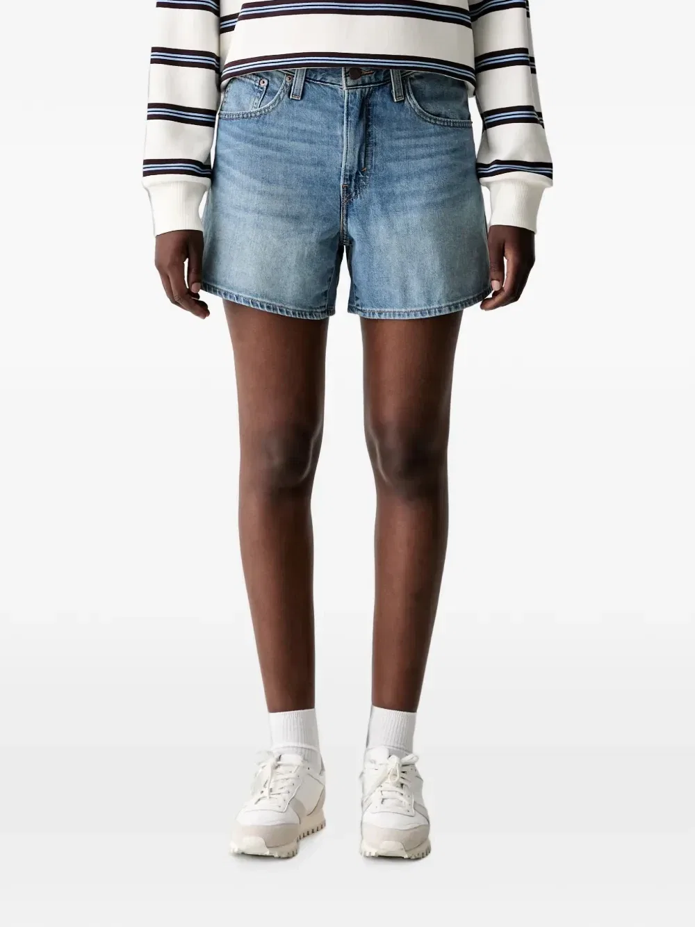 Джинсовые шорты с эффектом потертости Cinch Levi'S, синий
