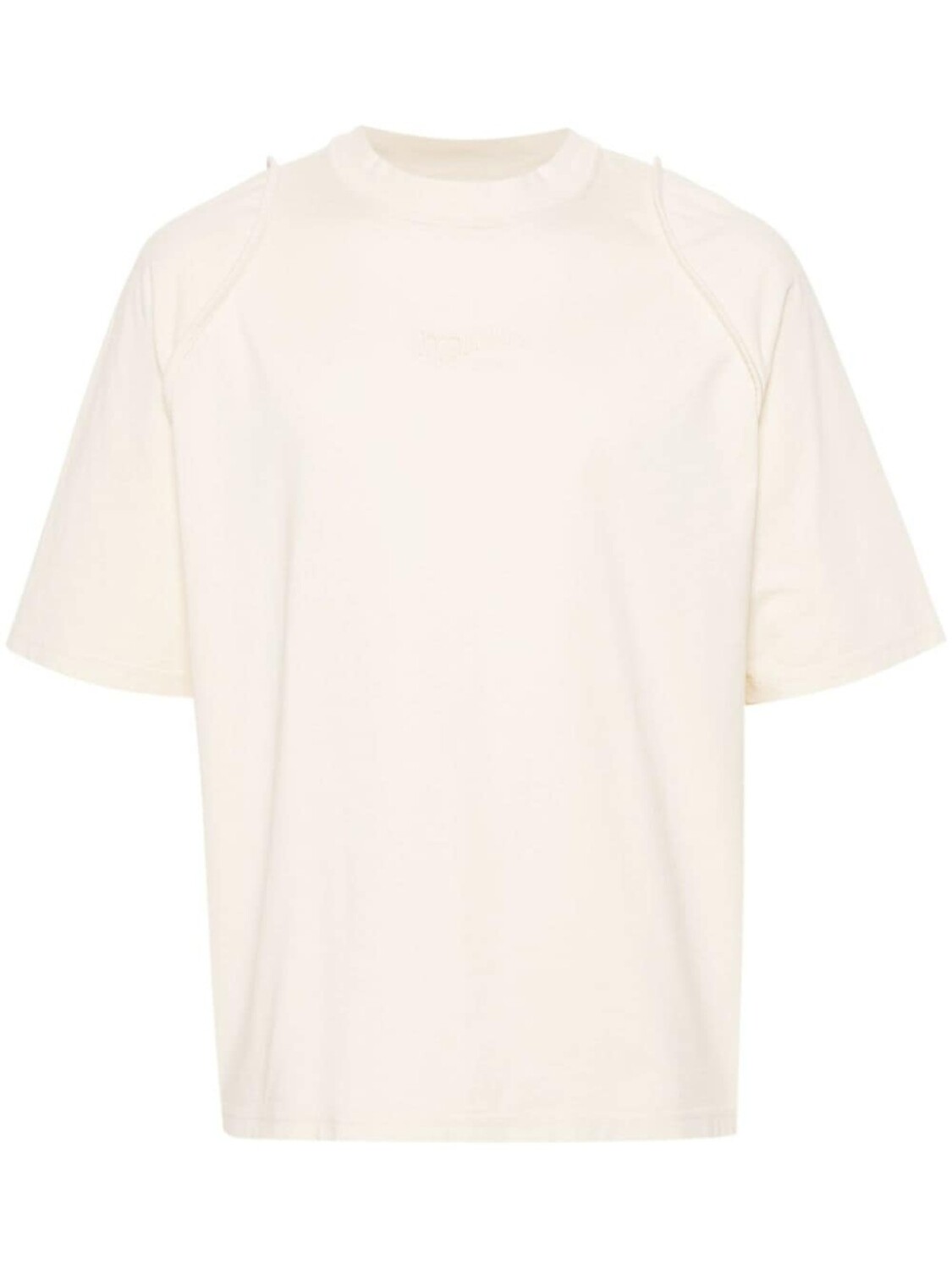 

Jacquemus футболка Camargue с вышитым логотипом, нейтральный цвет
