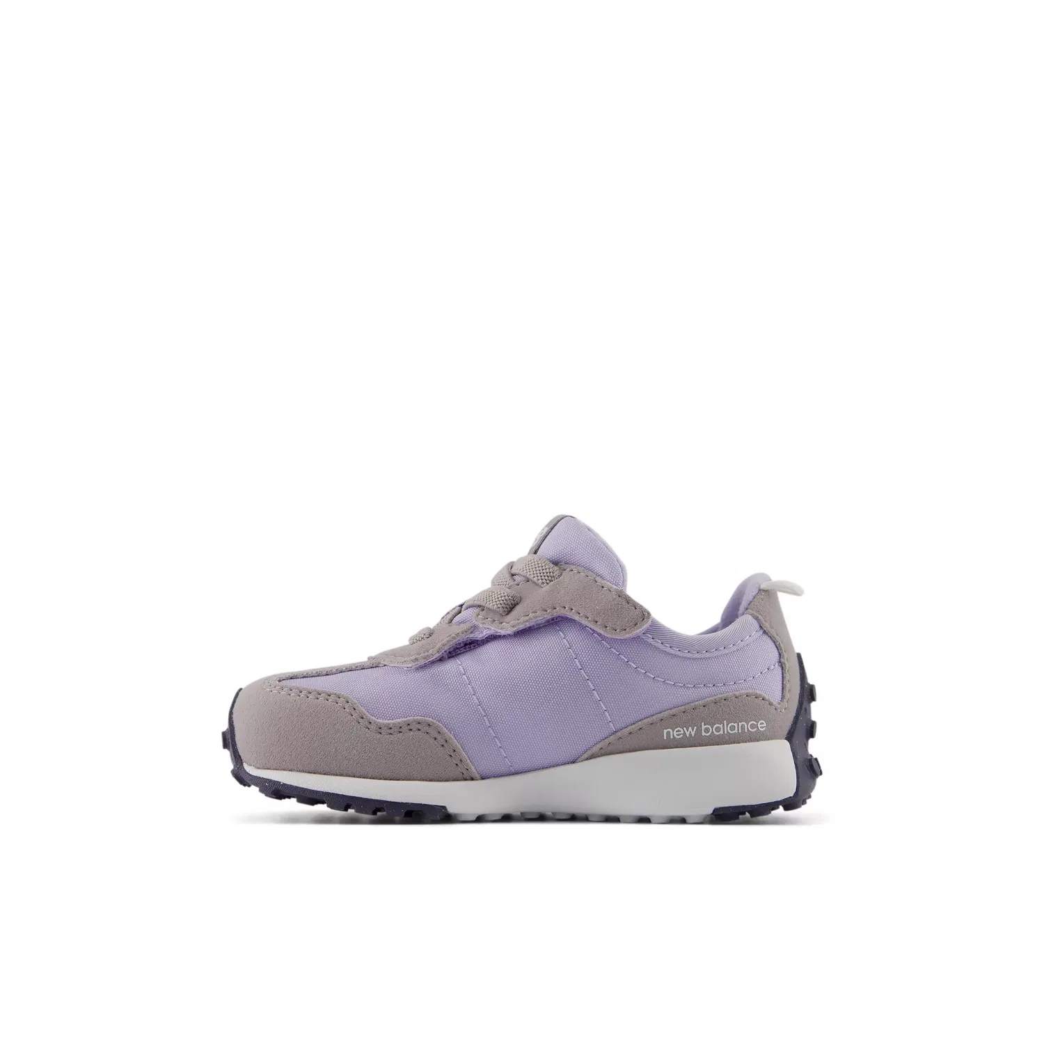 Детские кроссовки для малышей с застежкой-липучкой 327 NEW-B Hook & Loop New Balance, Smoked Violet With Meteorite — фото 3