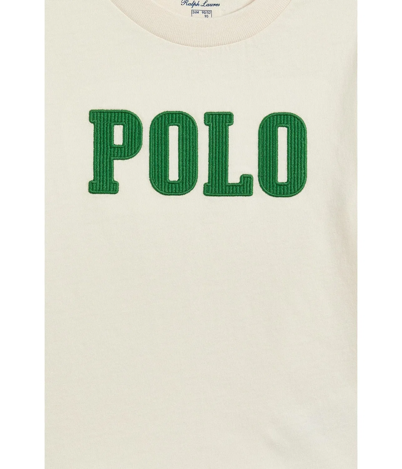 Футболка из хлопкового трикотажа с логотипом (для младенцев) Polo Ralph Lauren Kids, Estate Cream — фото 3