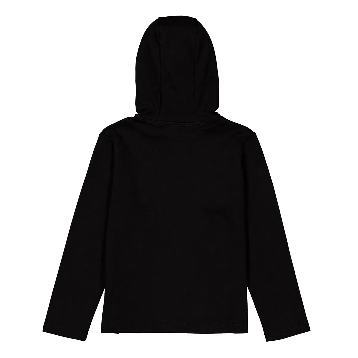 Худи с вышивкой Kids Logo Embroidered Buttons Hoodie Balmain, Black — фото 3