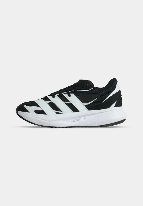 Кроссовки Lightblaze унисекс для бега по шоссе Adidas Performance, белый/черный — фото 2