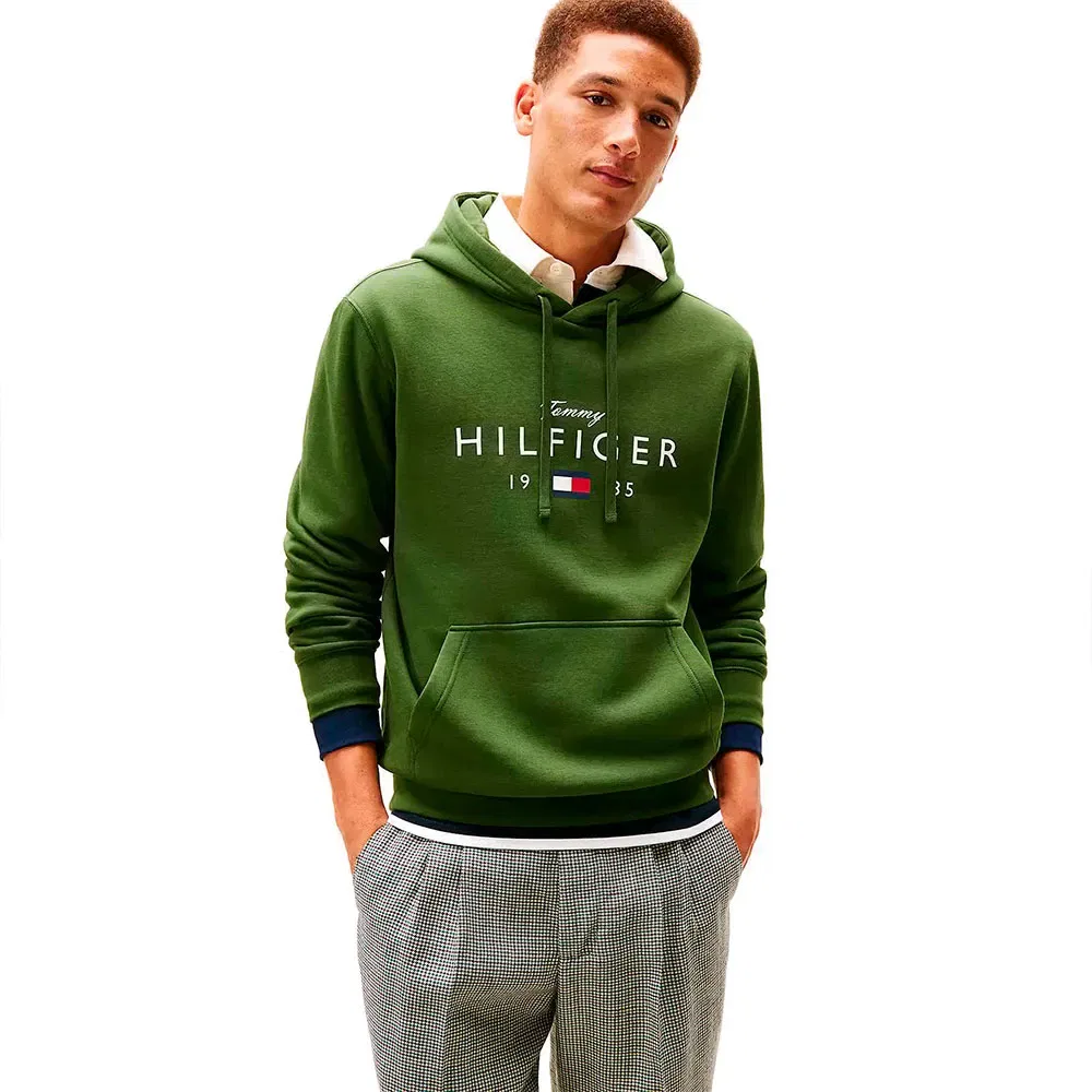Мужской худи с принтом Brand Love Big Tommy hilfiger, Green
