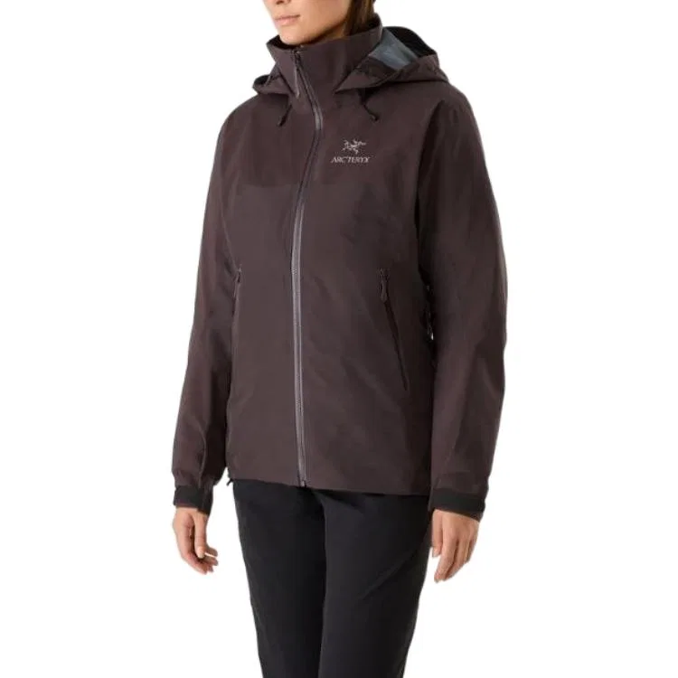 Женская ветрозащитная куртка с капюшоном BETA AR Arcteryx, Moonlit Blue II/Moonlit II — фото 4
