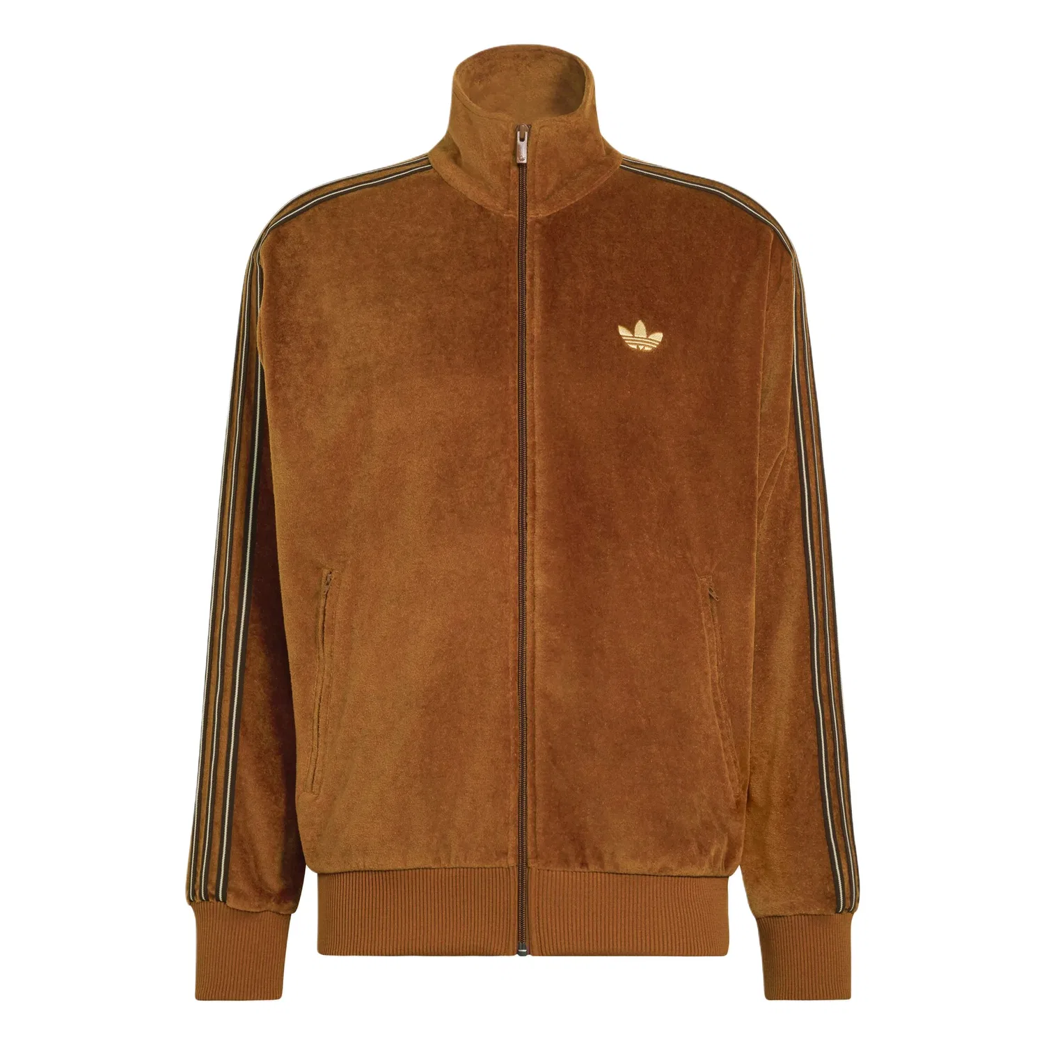 Мужская куртка с воротником-стойкой Firebird Adidas Originals, Dark Bronze