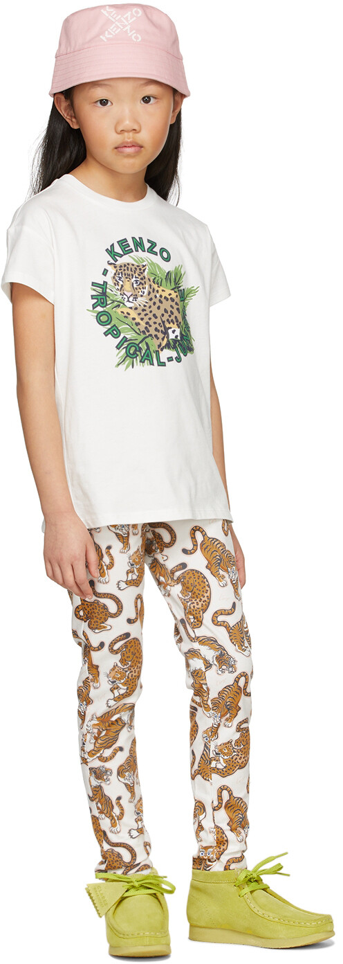 

Детские леггинсы с тигровым принтом Off-White Kenzo