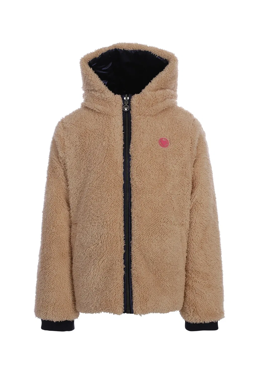 Little reversibel WinterJas/Teddy - зимняя куртка Looxs Revolution, Navy — фото 2
