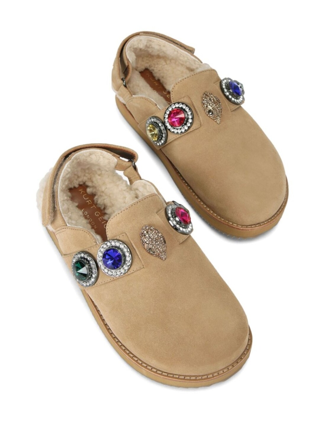 

Kurt Geiger London мюли Octavia, нейтральный цвет