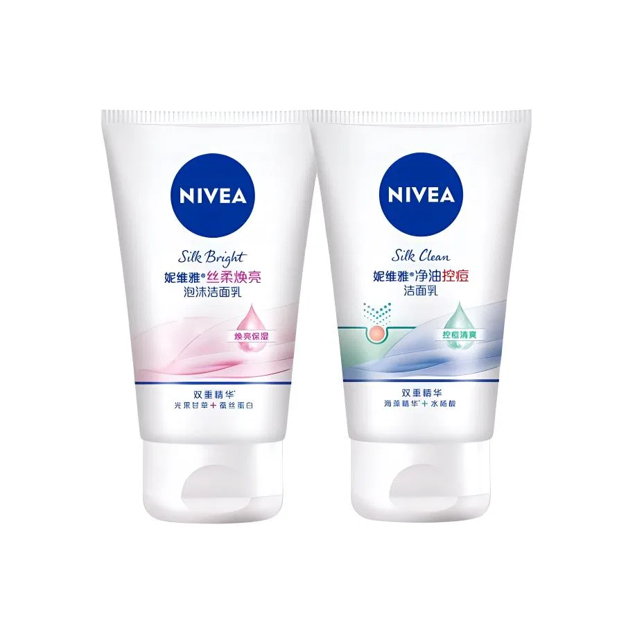 Набор очищающих пенок для лица NIVEA Brightening Acne Control, 100 г + 100 г — фото 2
