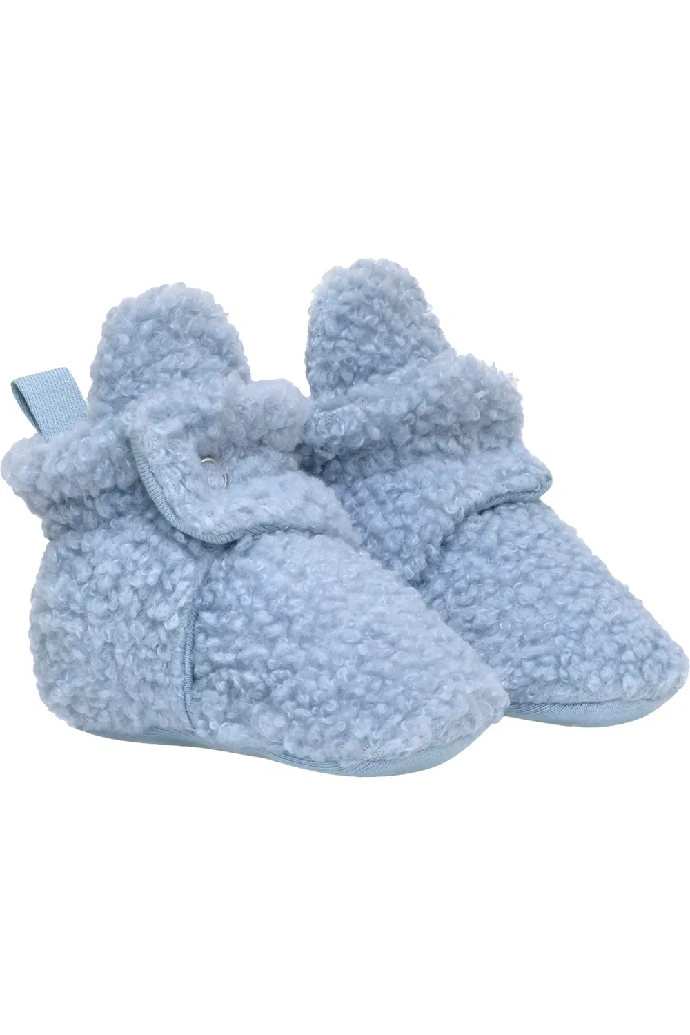 Пинетки для неходячих детей с мягкой подошвой Faux Shearling Robeez, светло-голубой