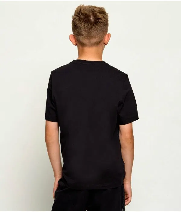 Детская футболка для мальчиков с принтом T-Shirt EA7, черный — фото 3