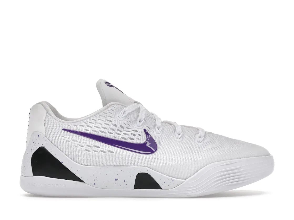 Детские кроссовки для баскетбола Nike Kobe 9 EM Low TB, White Court Purple White