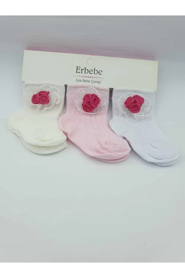 Детские носки для новорожденных ребристые Kardeşler Baby, Multicolor