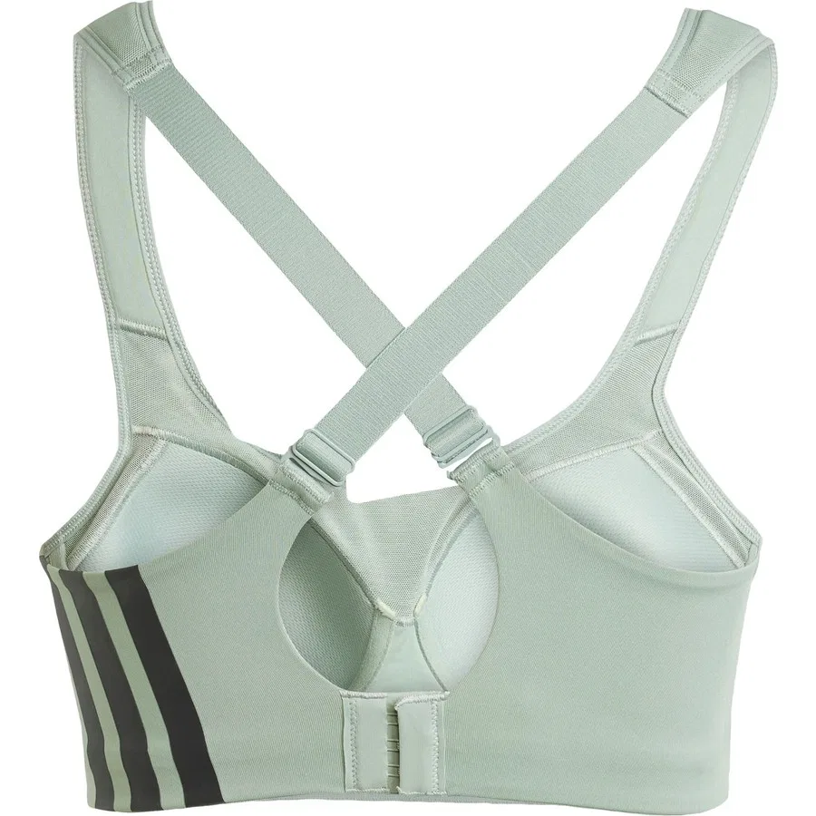 Спортивный бюстгальтер для фитнеса Impact Training High Support TLRD, adidas, Зеленый — фото 4