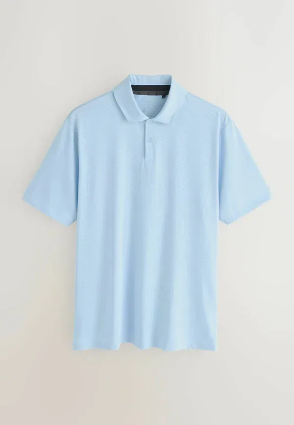 Комплект из 3 поло с коротким рукавом, модель Polo Shirt, Next, Charcoal Blue, Orange, синий/оранжевый — фото 4
