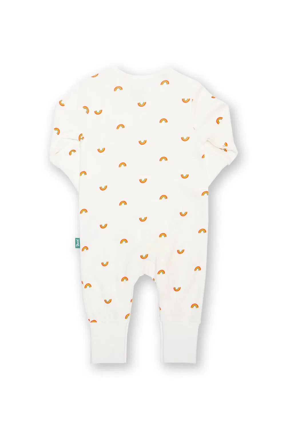 Детский боди-комбинезон с принтом Little Rainbow Kite, Cream — фото 4