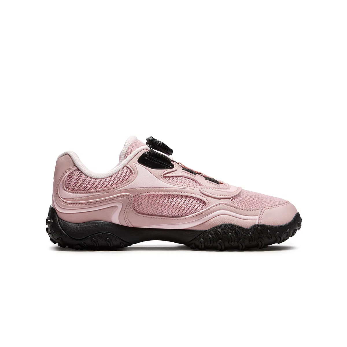 Детские тренировочные кроссовки с принтом Silver Pink Purple/Rose Pastel Pink, FILA KIDS — фото 3