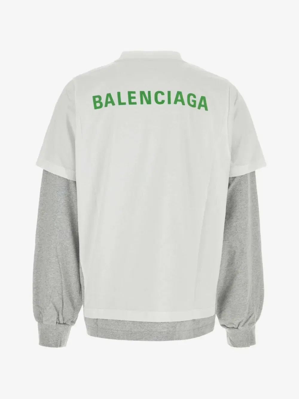 Свитшот со спущенными рукавами BALENCIAGA, белый — фото 2