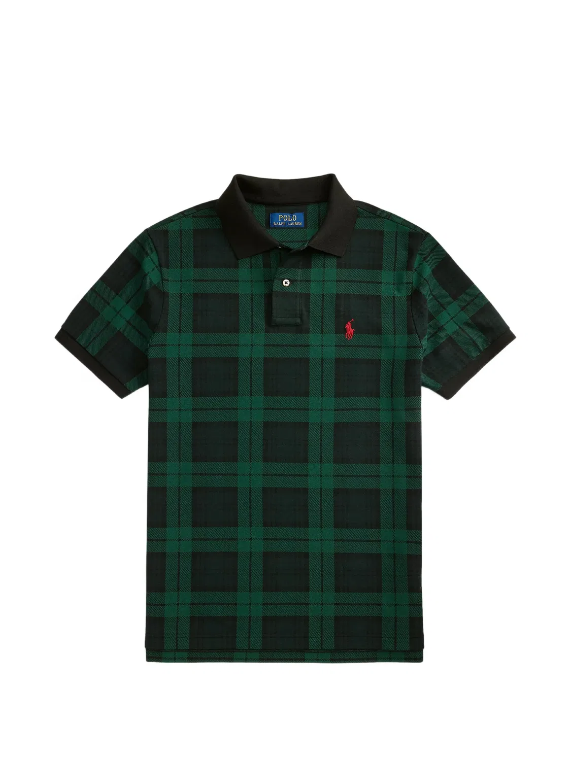 Рубашка поло в клетку Polo Ralph Lauren, зеленый