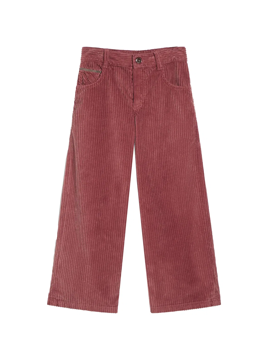Брюки Monili Brunello Cucinelli Kids, розовый