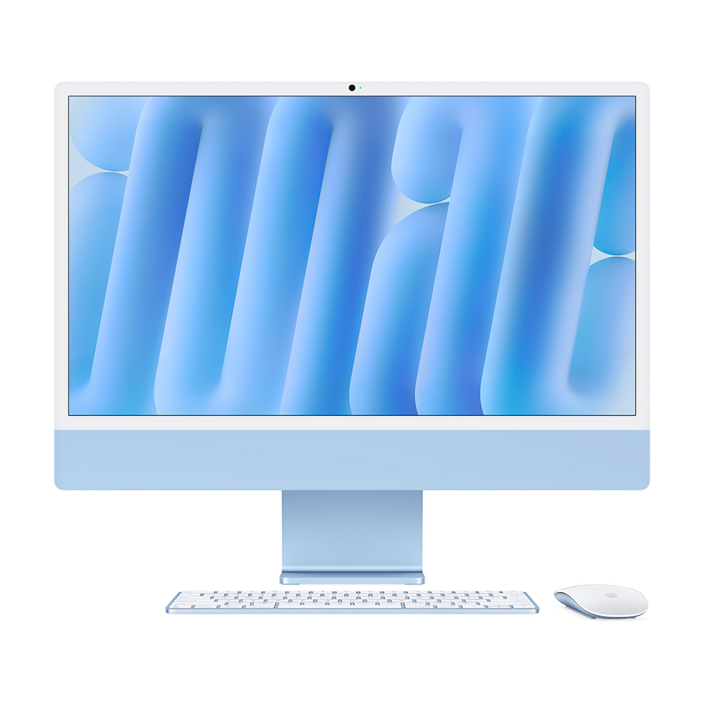 

Моноблок Apple iMac 24" М4 (2024), 8 CPU/8 GPU, 24ГБ/256 ГБ, No Ethernet, Blue, английская клавиатура