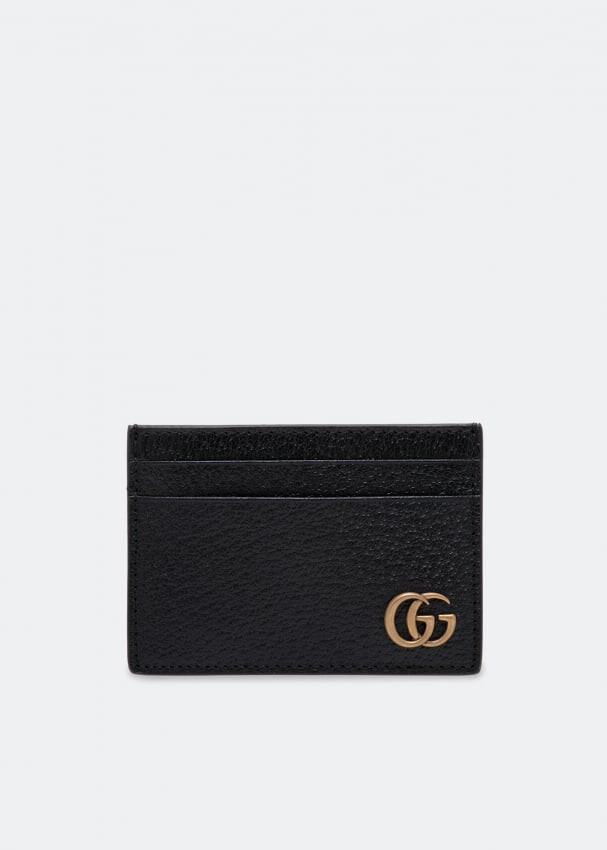 

Картхолдер GUCCI GG Marmont leather money clip, черный