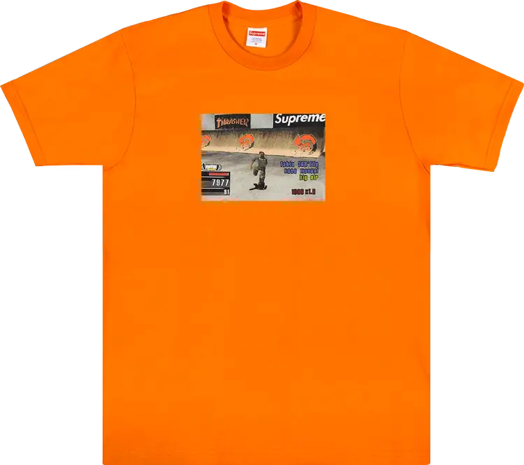 

Футболка Supreme x Thrasher Game Tee 'Orange', оранжевый