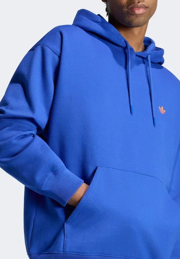Толстовка свободного кроя Trefoil Essentials - худи Adidas Originals, синий — фото 4