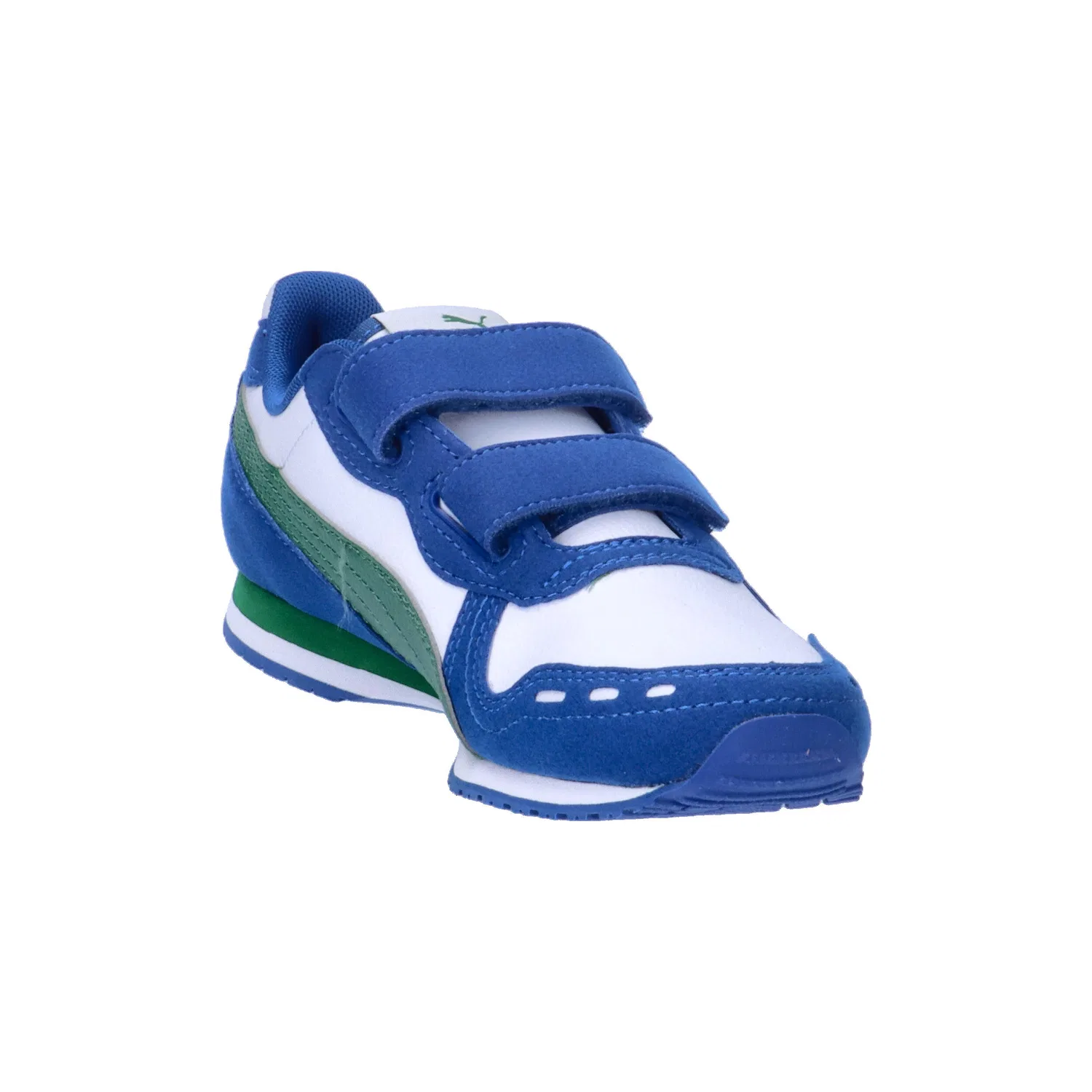 Детские кроссовки из архива Cabana Racer Puma, Weiß Grun Navyblau — фото 2